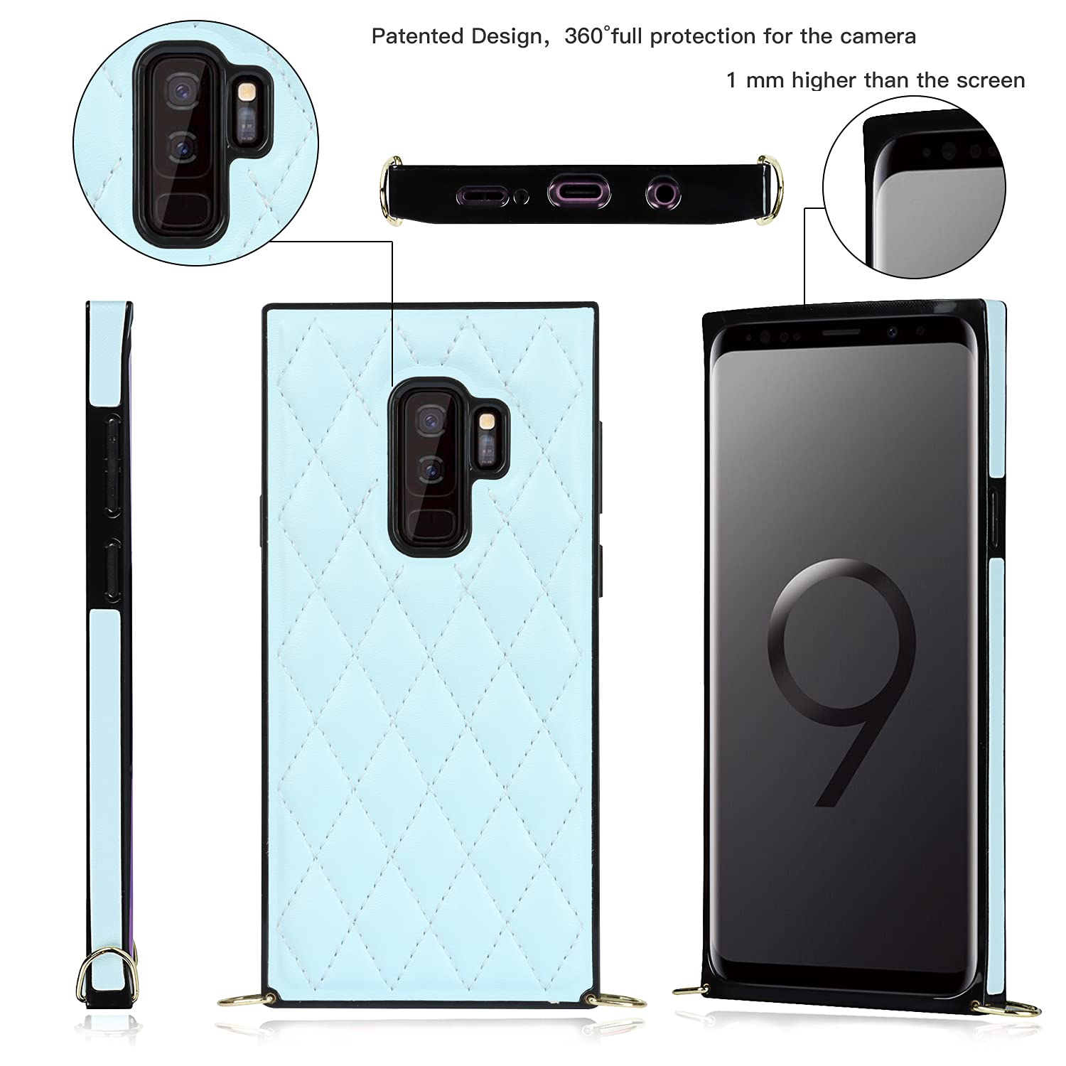 スマホアクセサリー Samsung s9 For Samsung Galaxy S9/S9 Plus Case Ring Stand Phone Cover